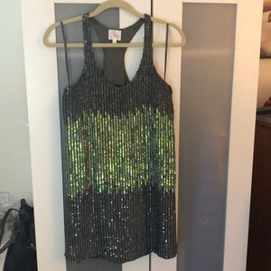 Parker sequence party dress